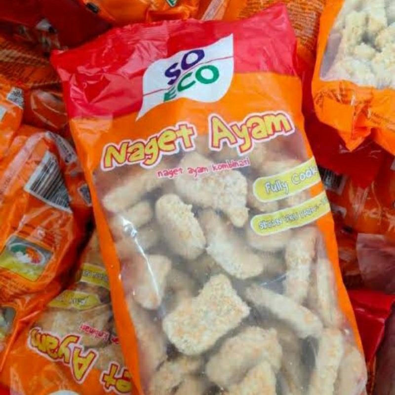 

So Eco Nugget Ayam Ukuran 1 Kg - Renyah - Gurih - Mantab - Mbafer Store