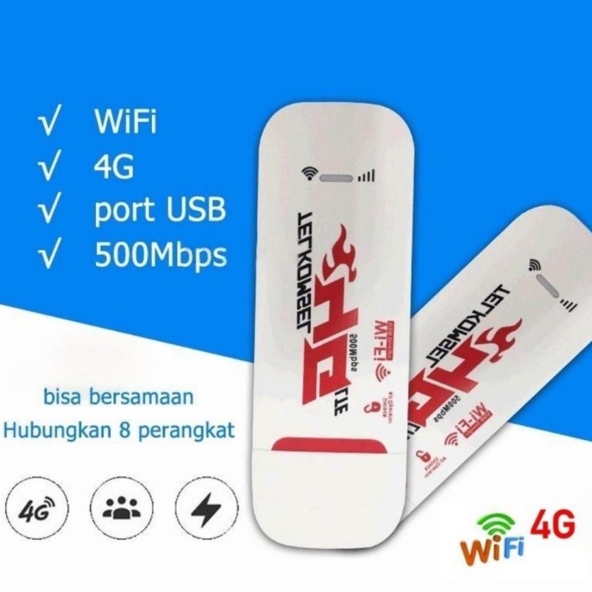 Mifi Modem Wifi 4G Flash 5Mbps Dongle Unlock All Operator y B7J3