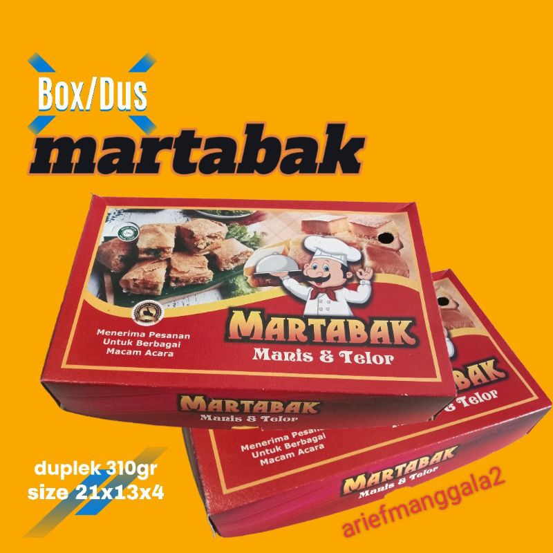 

dus martabak / box martabak full warna