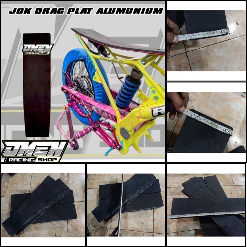 JOK DRAG PLAT ALUMUNIUM FU 200 SLEEP ENGINE TEBAL 4MM