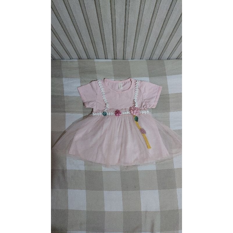 Preloved Dress Gaun Pesta Baju Rok Bayi Anak Newborn