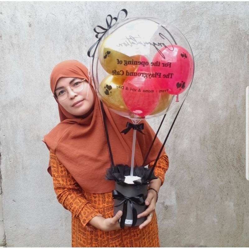 BUKET BALON KOSONGAN, BISA REQUEST TULISAN, BISA DIKIRIM KEMANA AJA