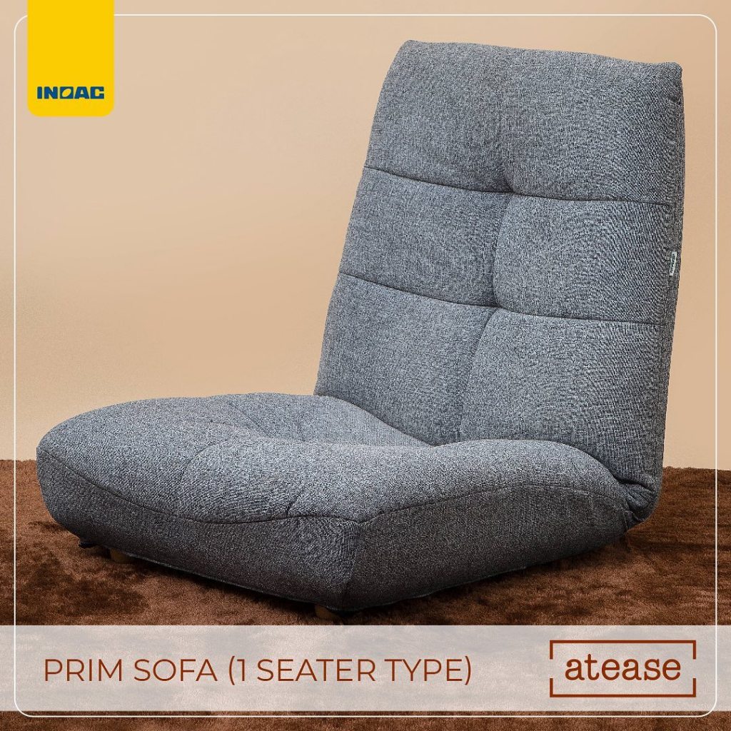Atease Prim 1P  by INOAC - Sofa Bed Recliner/Sofa Lantai Lipat/Reclining Floor Chair