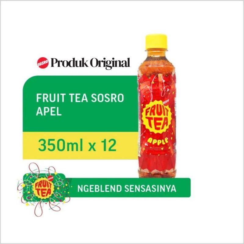 

Fruit Tea Sosro Apel Pet 350 ML