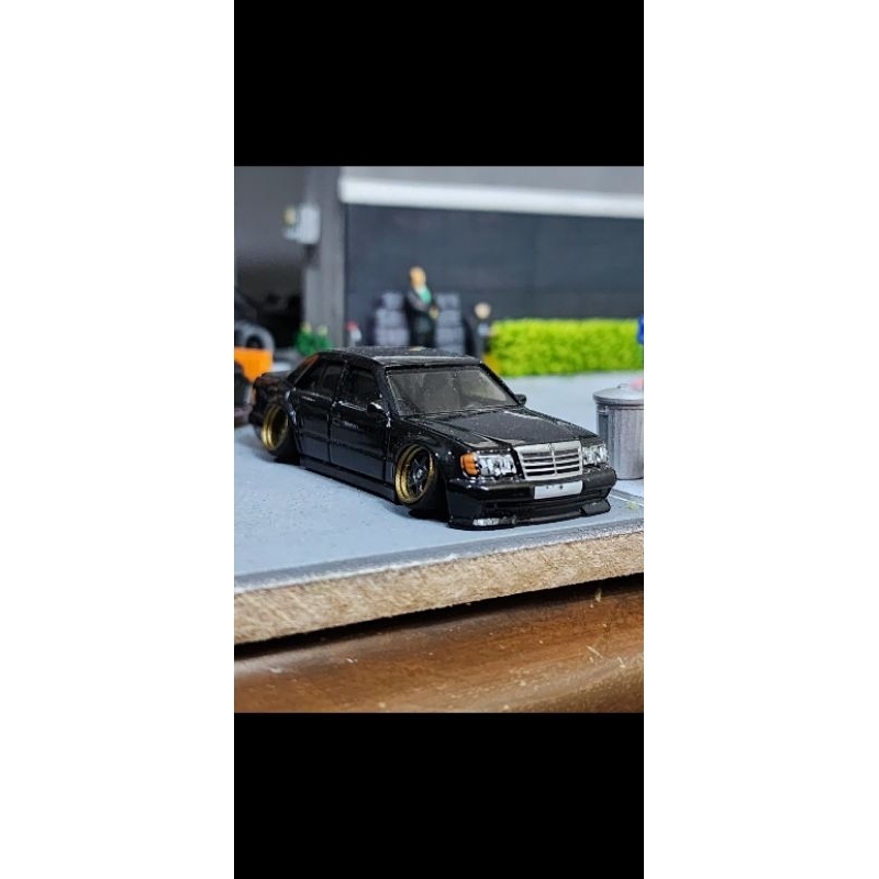 HOTWHEELS MERCEDES 500E CUSTOM SLAMMED NEMPEL TANAH