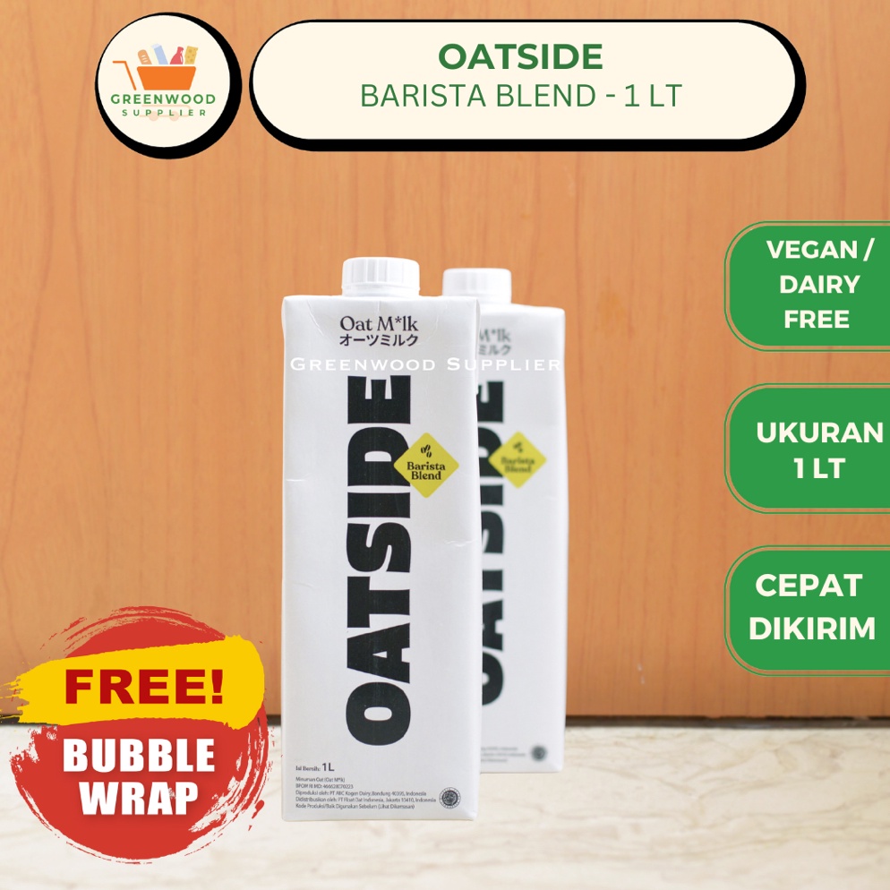 

Lariz manis Oatside Barista Blend Oat Milk 1 Liter 1 Pcs