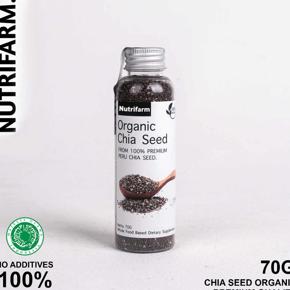 

Limited Product CHIA SEEDS 7G CHIA SEEDS ORGANIC CHIA SEEDS UNTUK DIET CHIASEEDS BOTOL CHIA SEED FRESHLY CHIA SEED PREMIUM CHIASED ORGANIK NUTRILOGY OFFICIAL BEORGANIK