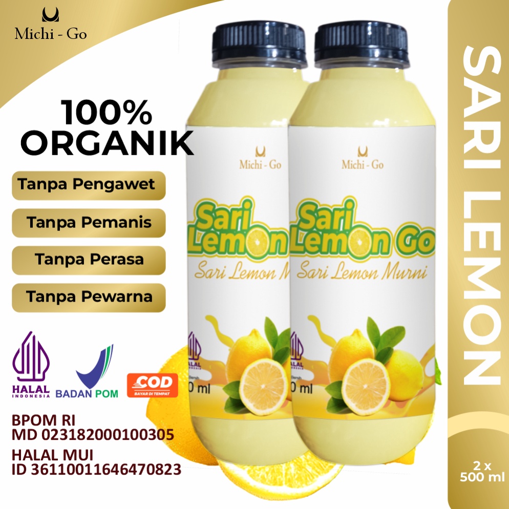 

Langsung Checkout MichiGo 1 Liter Sari Lemon Murni Pure Air Lemon Untuk Diet Detoks Sudah BPOM