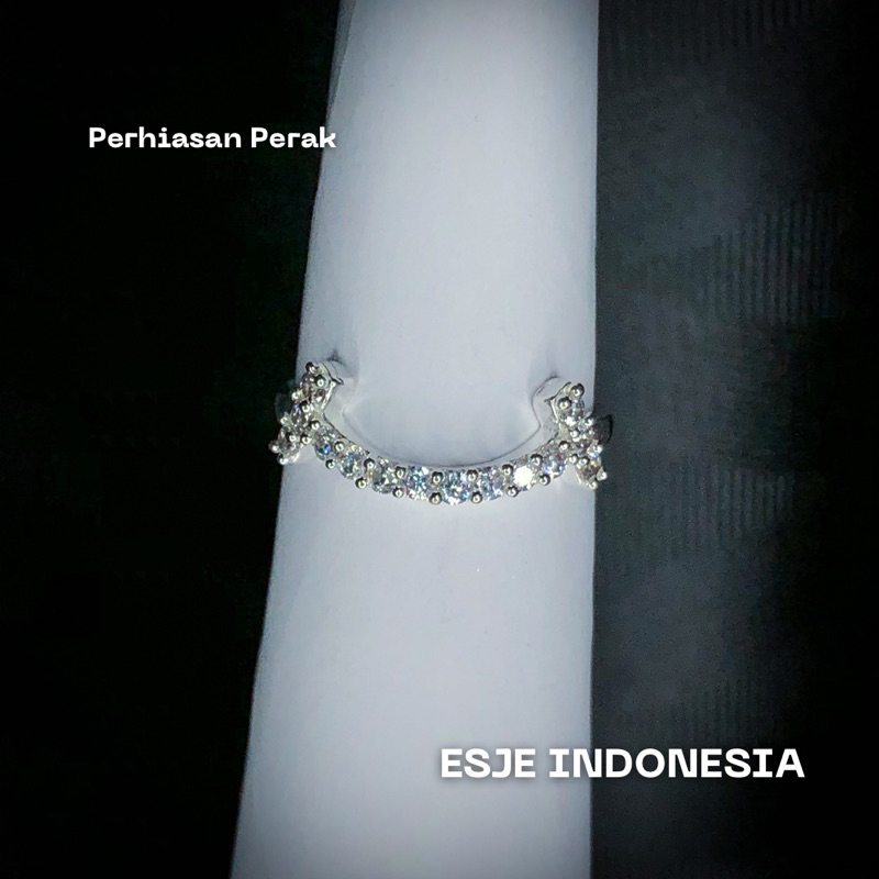 Cincin Smile Aksesoris Perhiasan Perak Wanita - Esje Indonesia