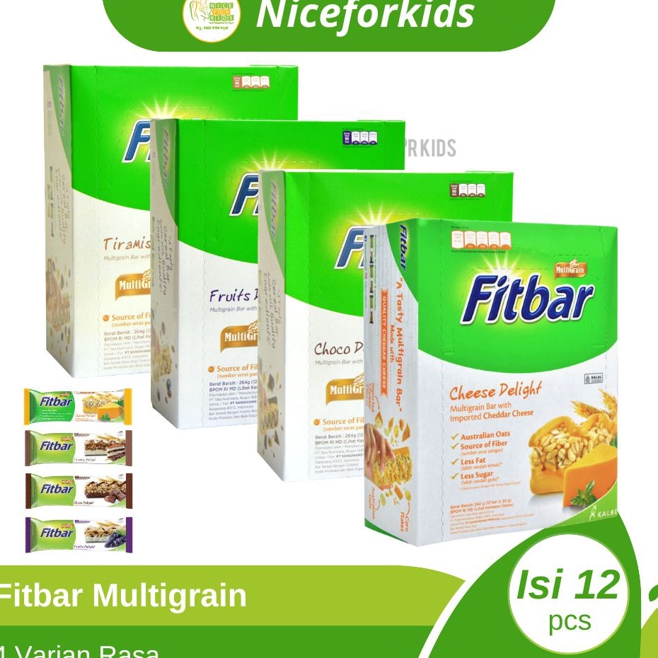 

Yang dinanti Fitbar Cemilan Instan Untuk Diet 1 box isi 12pcs 2gr