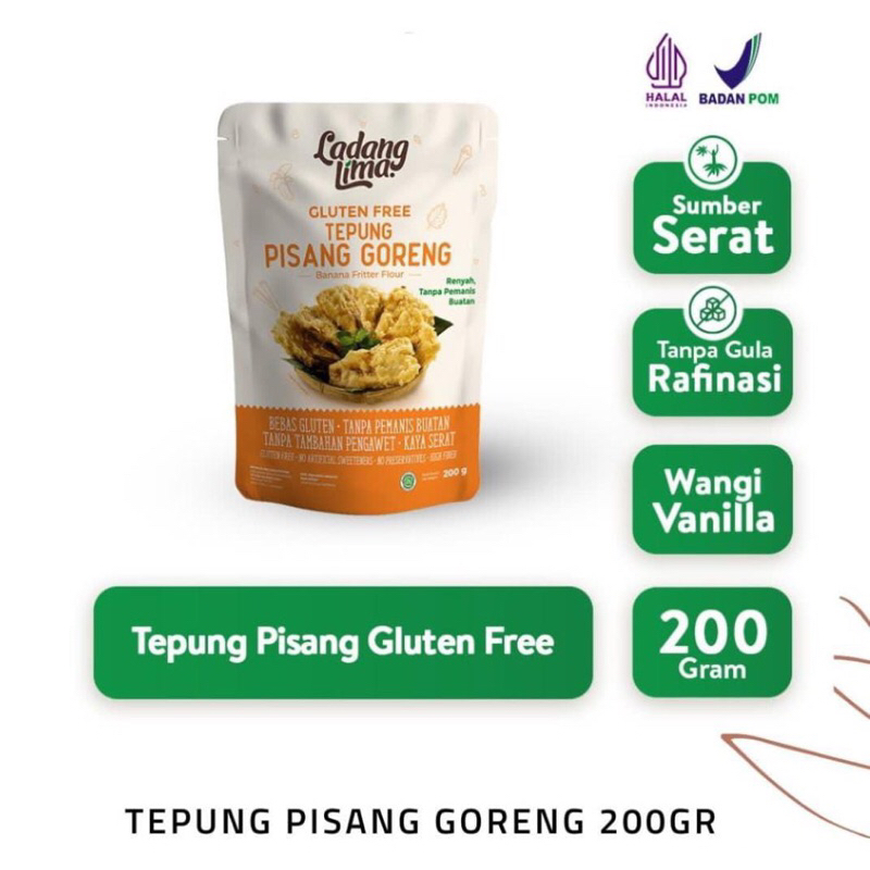 

Ladang Lima Gluten Free Tepung Pisang Goreng 200g