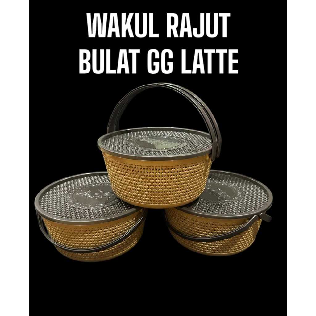 Wakul / Wakul Souvenir / Wakul Plastik / Wakul Bulat Rajut Coklat