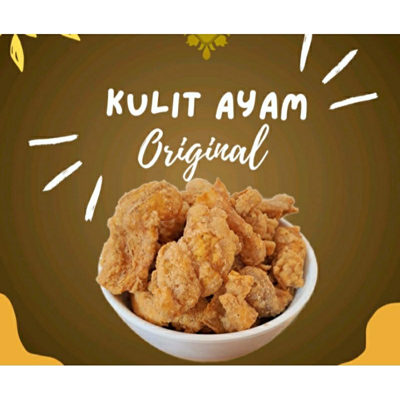 

Kulit Ayam Krispy Rasa Pedas Daun Jeruk Dan Original 100gr dan 250 gr