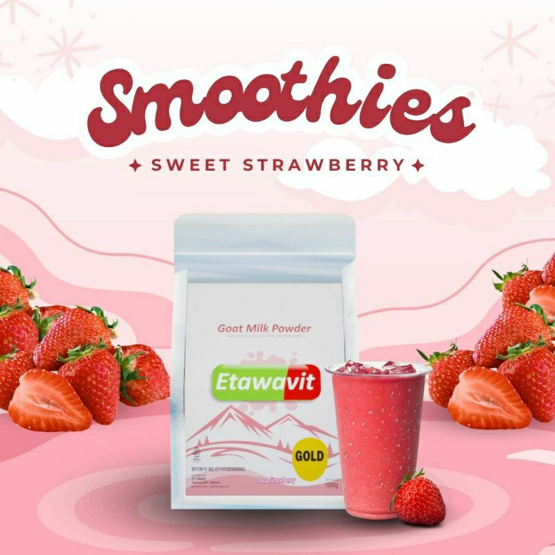 

Susu Kambing Etawavit 500 gr Rasa Strawberry