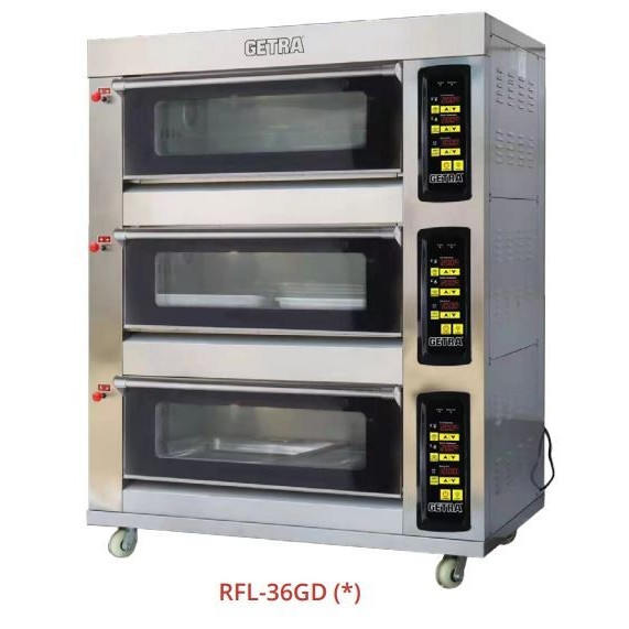 Oven Gas GETRA RFL-GD Digital Thermostat & Glass Door With Handle