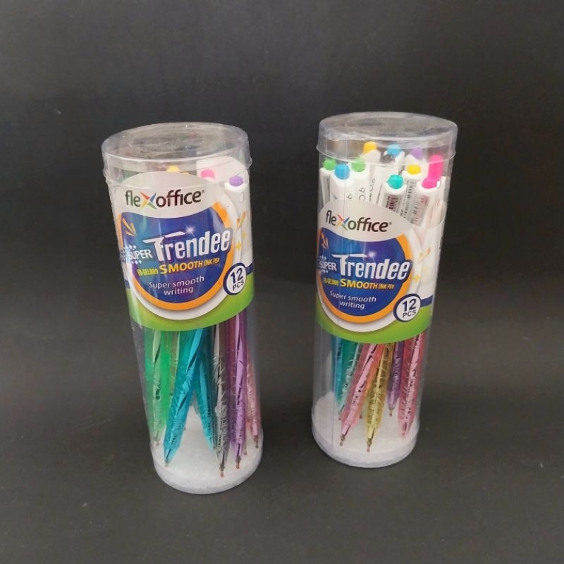 

(12 pcs) Bolpen / Pulpen FlexOffice Toples