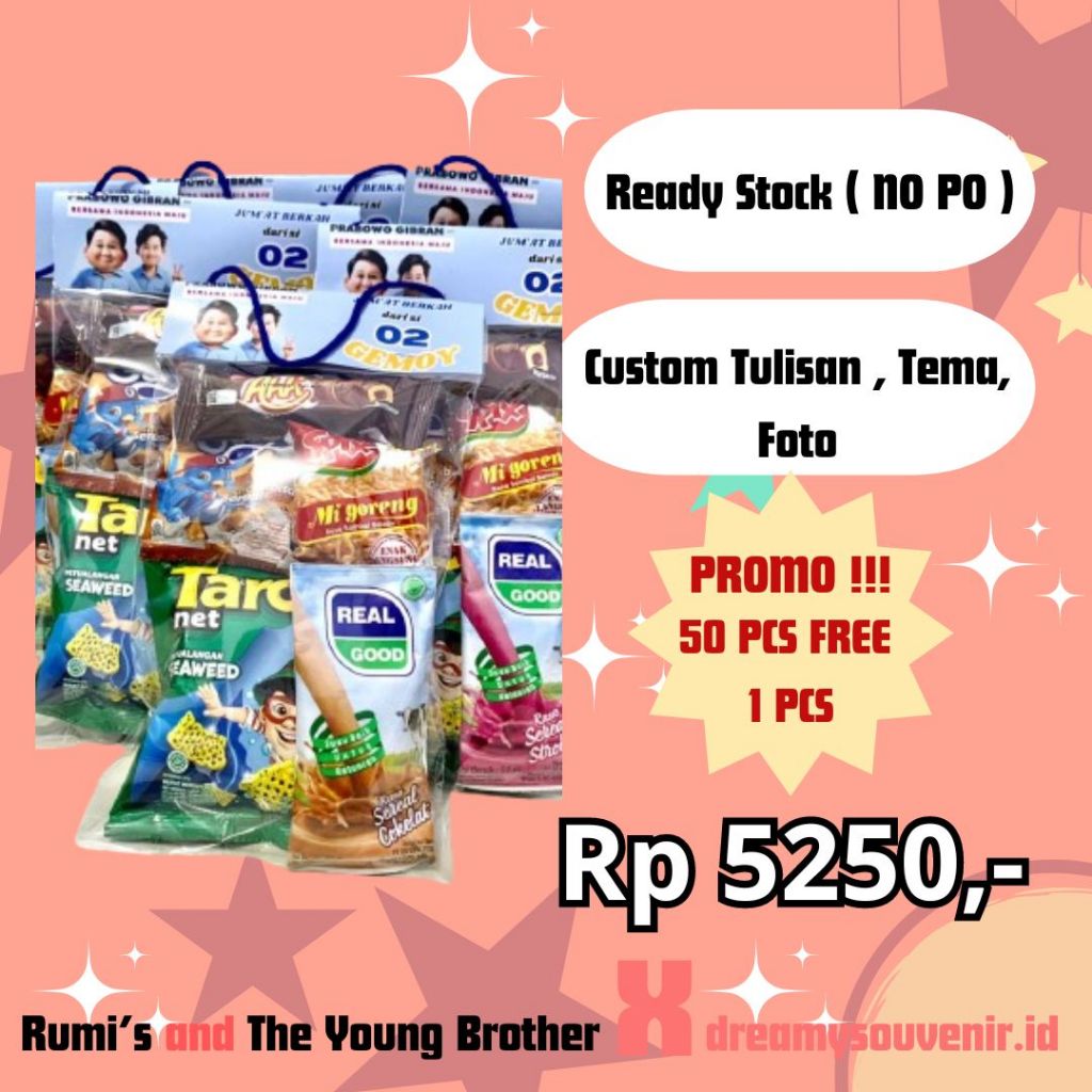 

PAKET SNACK ULTAH / KHITAN / HAJATAN / HAMPERS GRATIS PACKING
