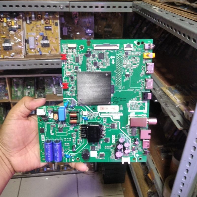 SMART TV LED TCL 32A5 MAINBOARD - MESIN TV - MOTHERBOARD - MB SMART TV LED TCL 32A5 (SOKET LAYAR LEB