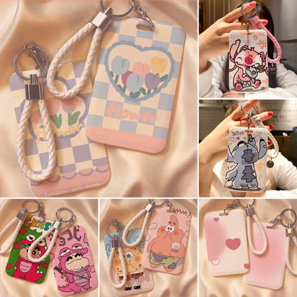 

ID Card Holder Motif Kartun Lucu | Tempat Pelindung Kartu Nama Photocard Untuk Sekolah Kantor