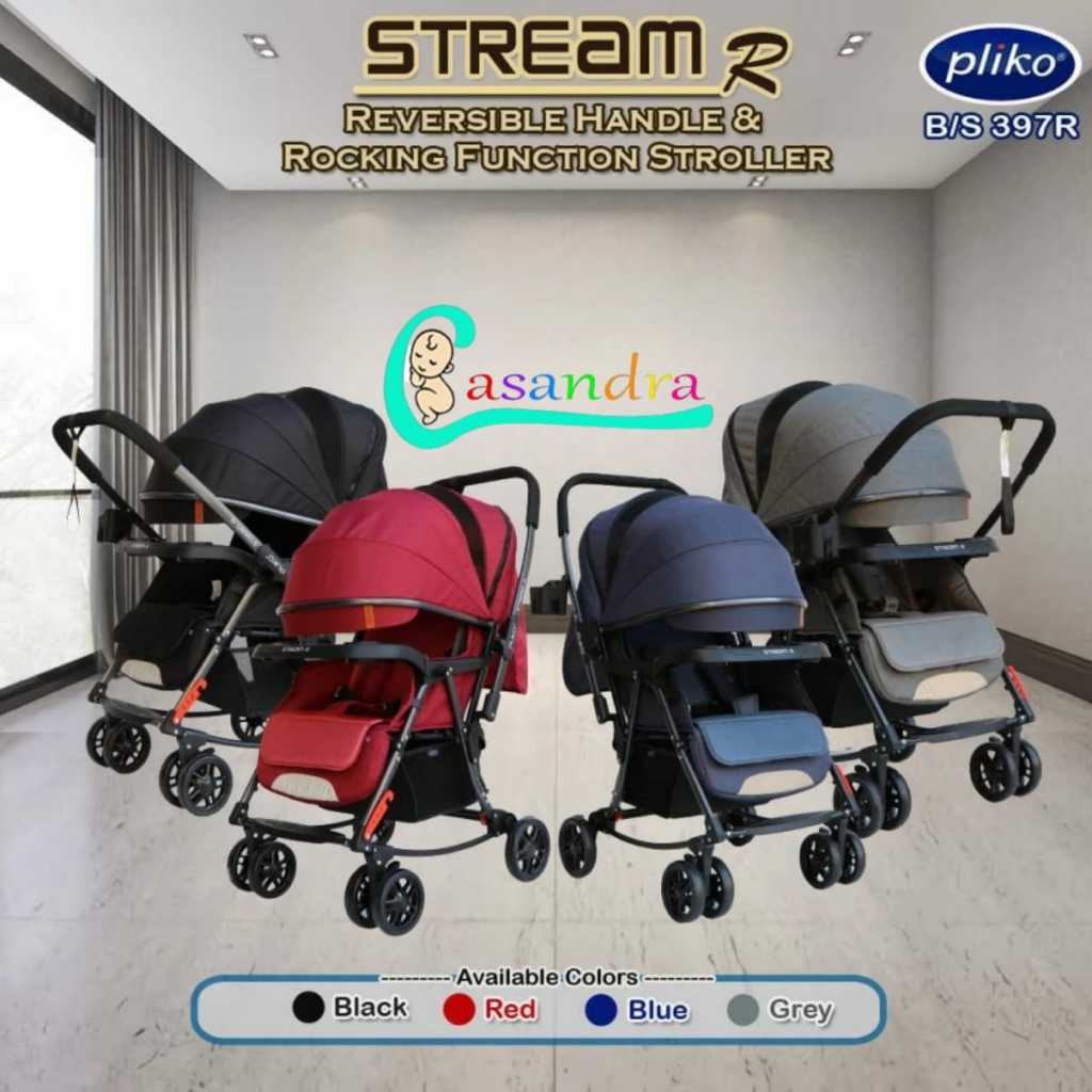 Pliko Stroller Stream R 397 Reversible Handle / Stroller Pliko