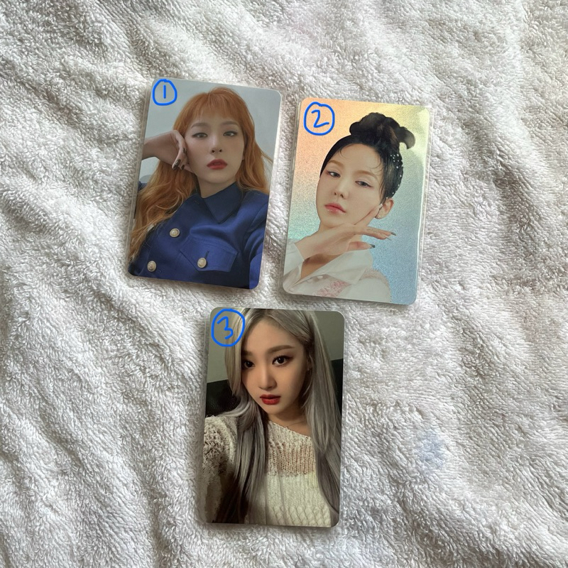 photocard ningning aespa seulgi wendy fmr holo demokrat