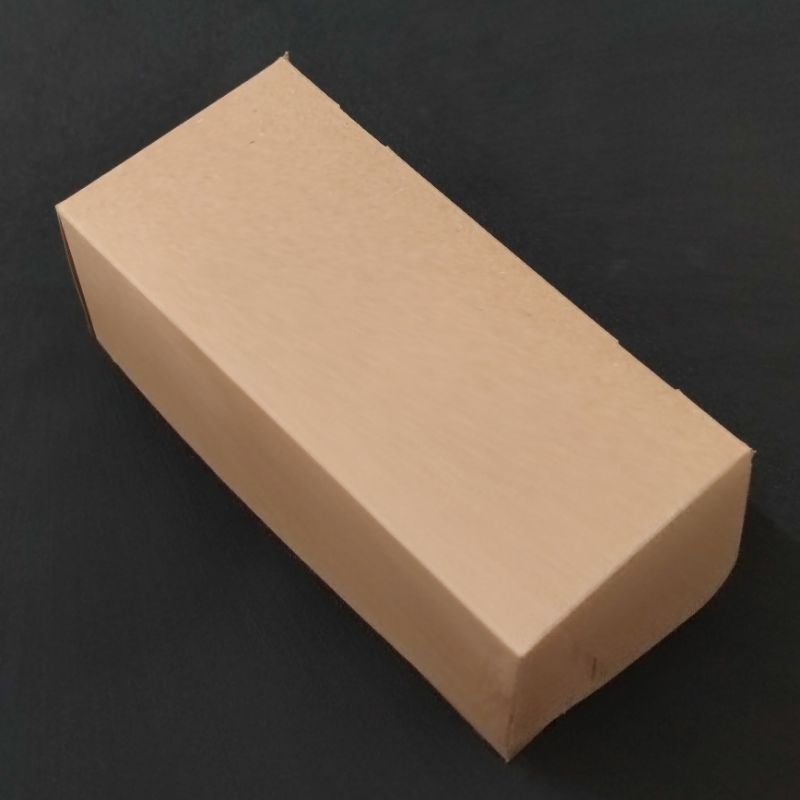 

Kotak kraft bolu gulung brownis RAPI 10x10x22cm per 10 pcs
