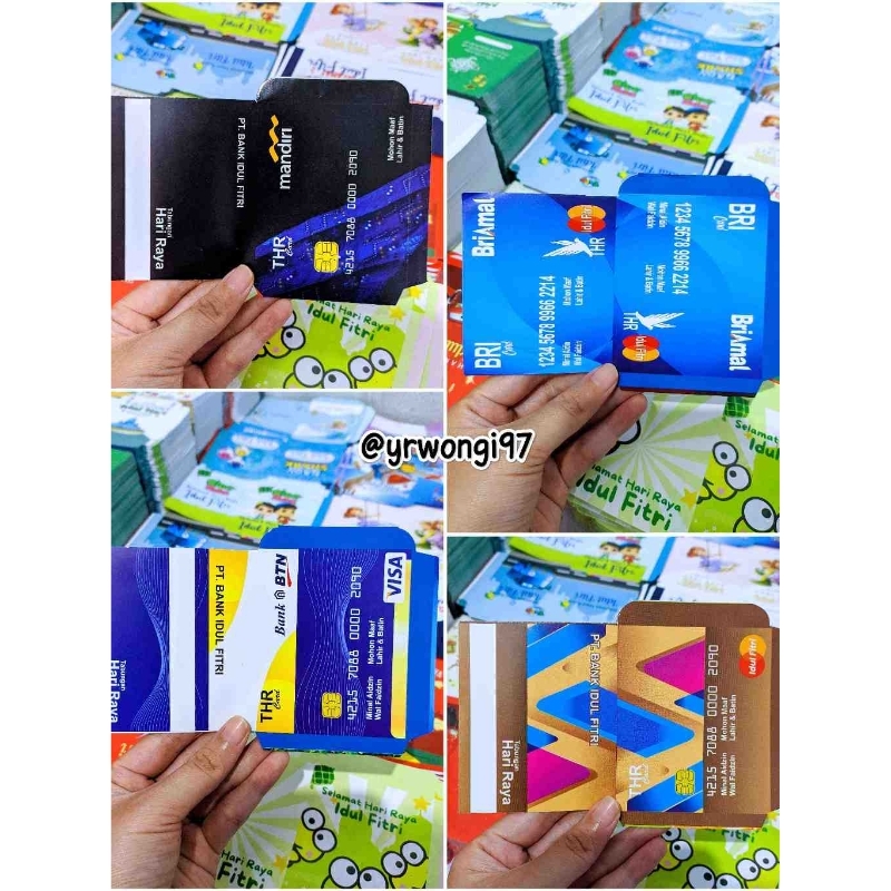 

[1000 LEMBAR] Amplop Lebaran Medium Motif Snack Kartun Uang ATM Muslim Brand Free Plastik Kemasan