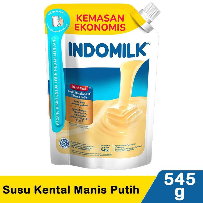 

Susu Indomilk Kental Manis Putih / Cokelat Swiss 545gram