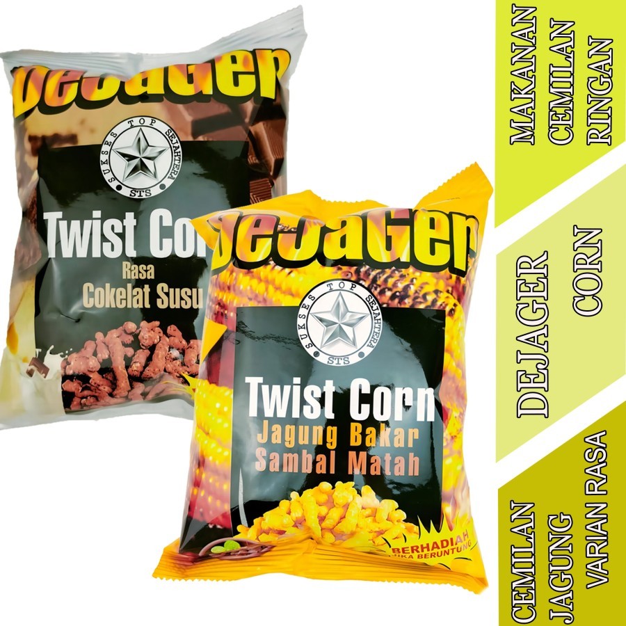 

Snack Varian Rasa - Dejager Snack - Makanan Ringan Twist Corn