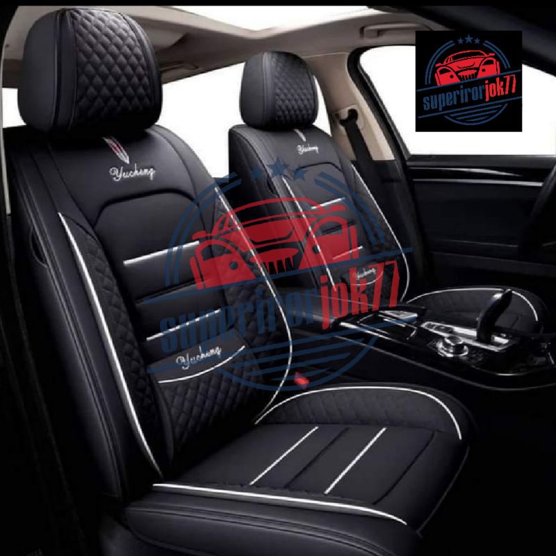 Sarung Jok Mobil All New Rush / All New Terios  2018-2025 Full Set Depan Sampai Belakang Bahan Premi