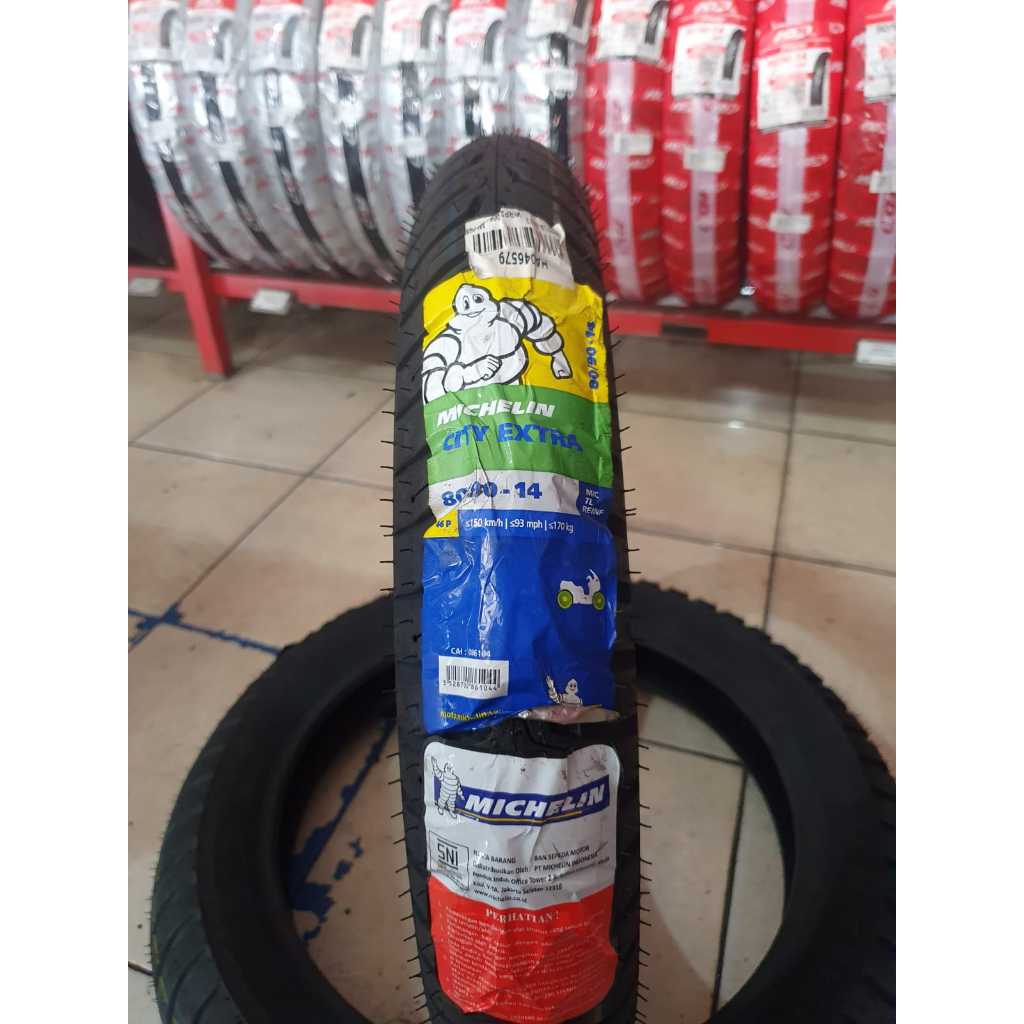 BAN MICHELIN CITY EXTRA 80/90-14 TUBELESS