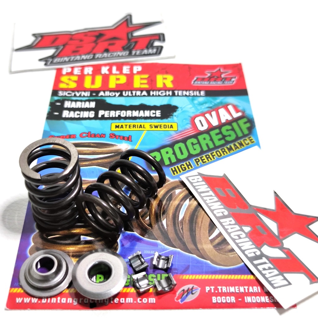 PER KLEP BRT CRF 150 + RETAINER + KUKU KLEP PROGRESIF SWEDIA