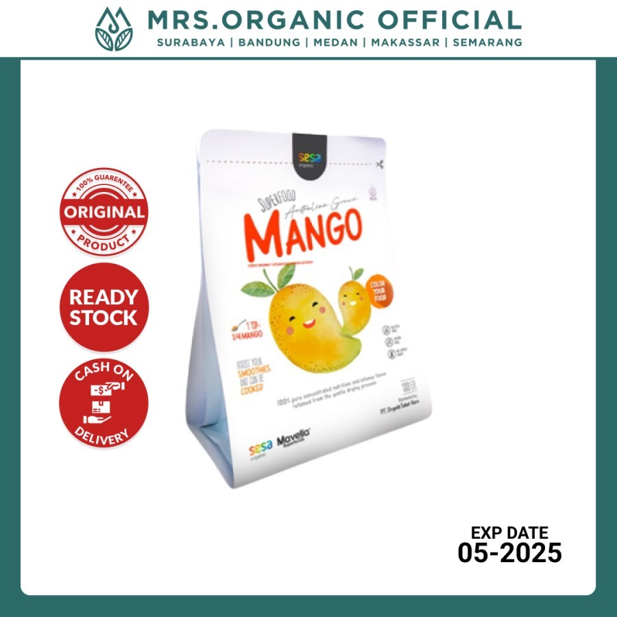 

Superfood Mavella Mango Powder 100g - Minuman Tinggi Serat Superfoods