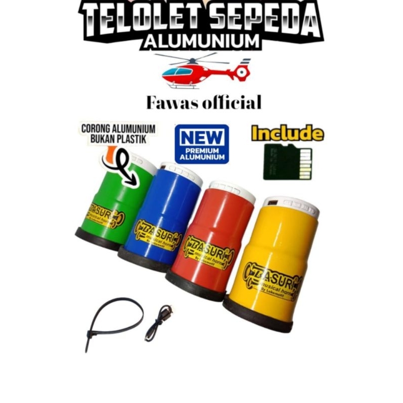 klakson Basuri sepeda/ bell telolet Basuri sepeda / telolet Basuri sepeda listrik / mainan anak