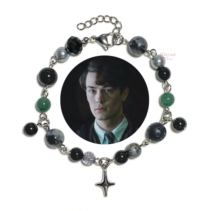 tom riddle bracelet | Crystal Beads Bracelet / Gelang Kristal ✩ Coquette ✩ Pearl ✩ Y2K ✩ Aesthetic ✩