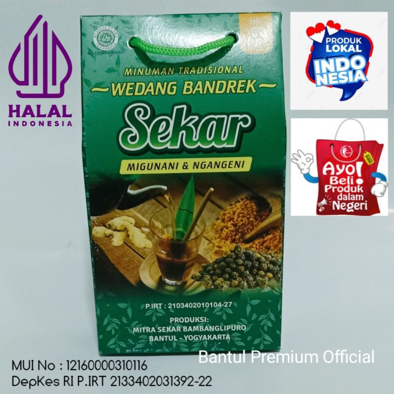 

SEKAR Wedang BANDREK Minuman Tradisional Kualitas Premium