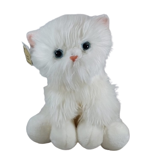 Boneka Binatang Kucing Angora Cute Unik Ukuran M Cocok Untuk Hadiah Mainan Anak Anak