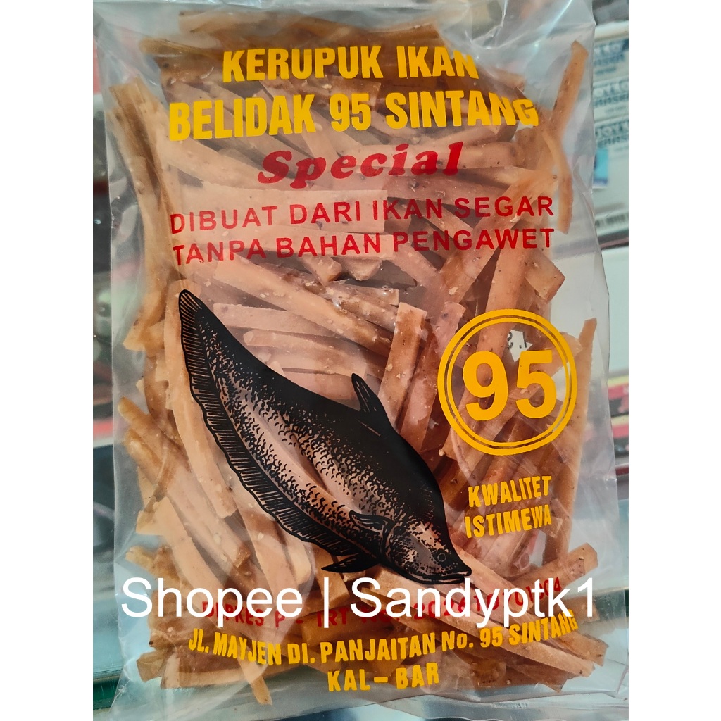 

Kerupuk Ikan Belidak Belida Belido Pipih 95 Stick Keping Lada Sahang Sintang Kalimantan Barat