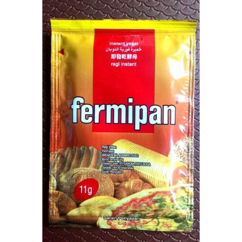 

Ragi Kering instant Fermipan 11 gram 1 sachet