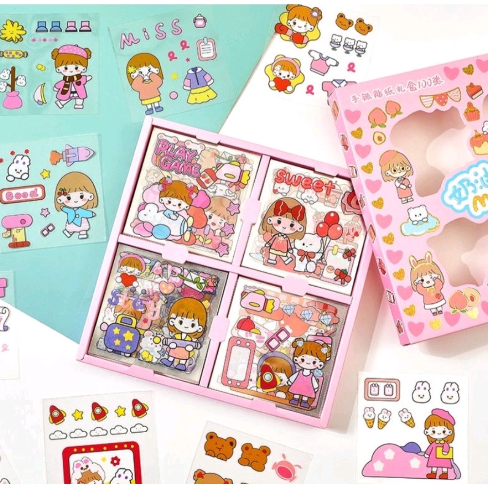 

Terlaku STICKER AESTETIK STICKER MOTIF KARTUN MOMO LUCU ISI 1 LEMBAR AZ8