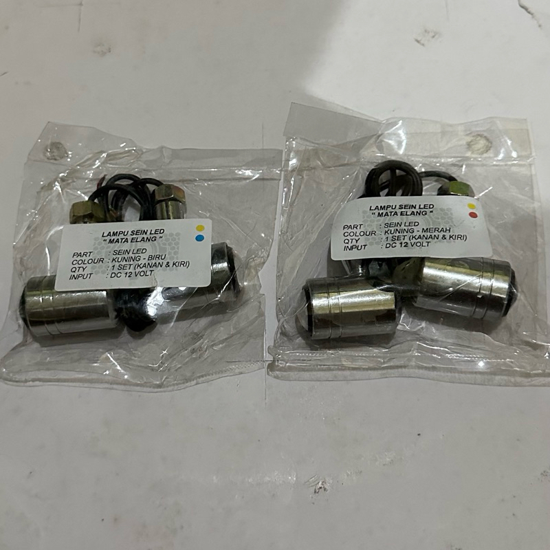 Sen Sein Palu Led Besi Full Crome 2warna Universal CB Megapro GL pro C70 Tiger