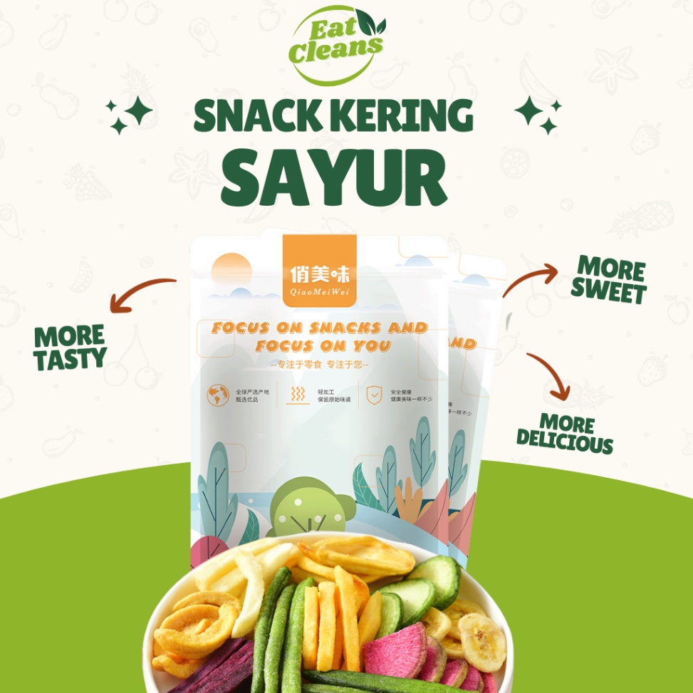 

Khusus hari ini HALAL Cemilan Snack Sayur Buah Kering Dried vegetable and fruit Snack Sehat Diet Guilty Free Snack