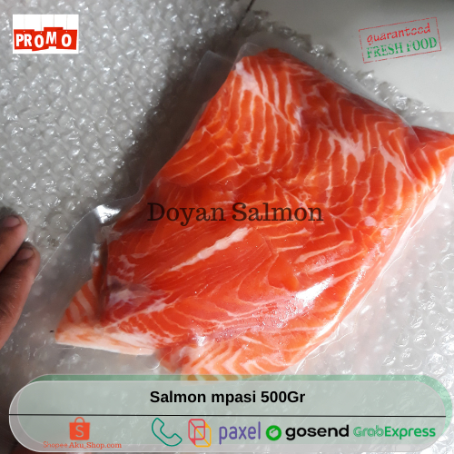 

Fillet Salmon Mpasi / Salmon Fillet / Salmon Portion - 500g