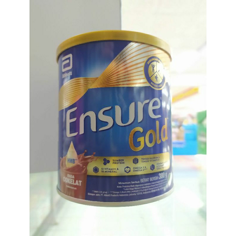 

Ensure Vanilla / cokelat Gold | 380gr Nutrisi usia Dewasa hingga Lansia untuk penuhi kebutuhan gizi lengkap dan seimbang