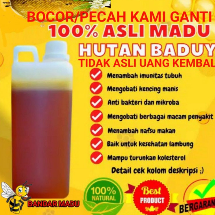 

Semangat Abis MADU BADUY RAW HONEY 1 MADU ASLI DAN MURNI 1 KGFREE SAFETY PACKING