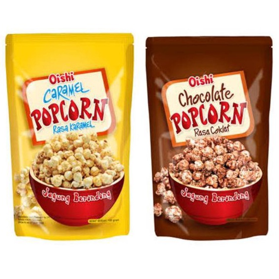 

Supreme Oishi Coklat Caramel Popcorn Camilan Snack Jagung Pop Corn Coklat Karamel 1 Gram murah