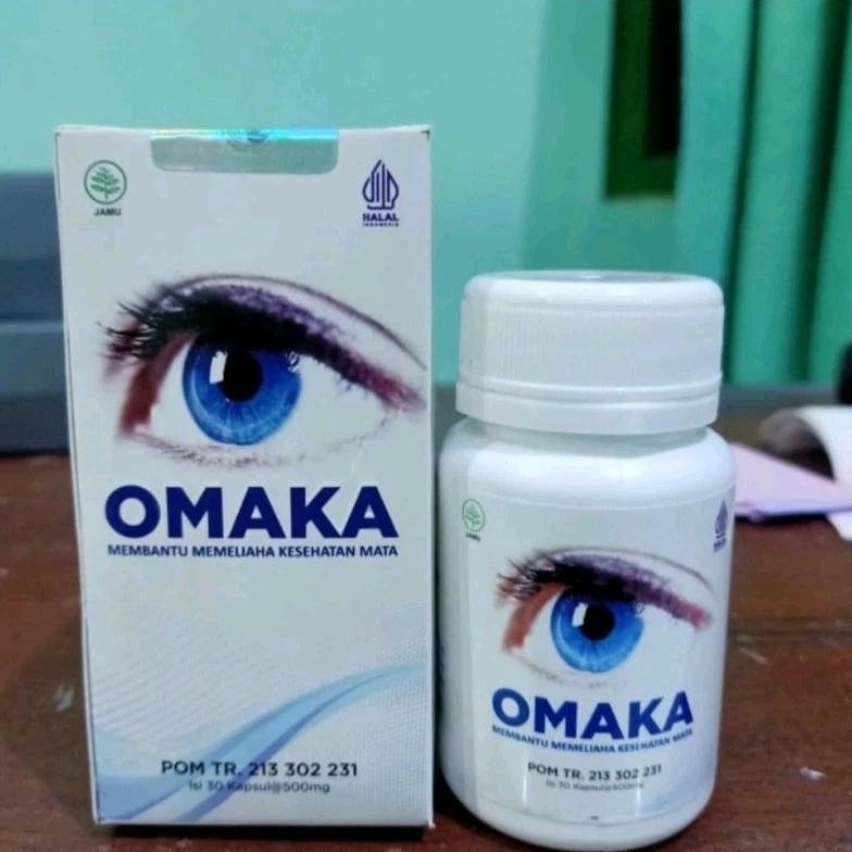 Omaka isi 30 kapsul / Obat Mata Katarak plus minus mata bengkak keluhan mata