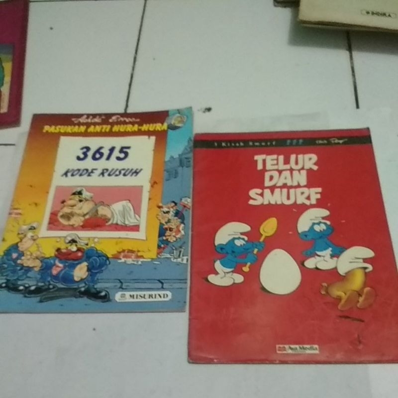 KOMIK 3 Smurt Telur dan Smurf / PASUKAN ANTI HURA HURA 3615 KODE RUSUH