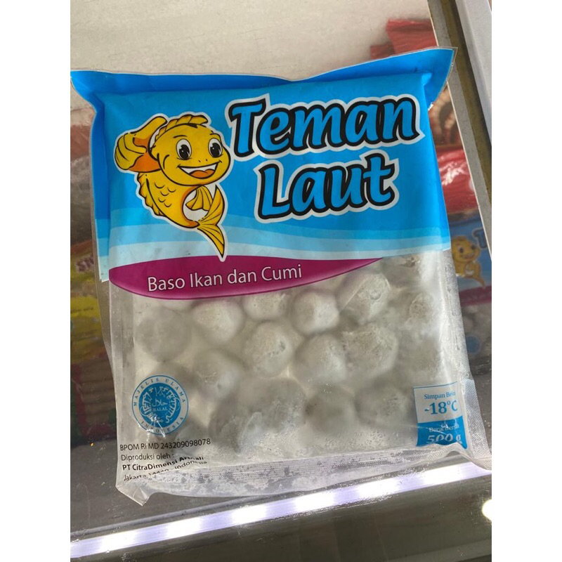 

Bakso Ikan dan Cumi Teman Laut 500 g