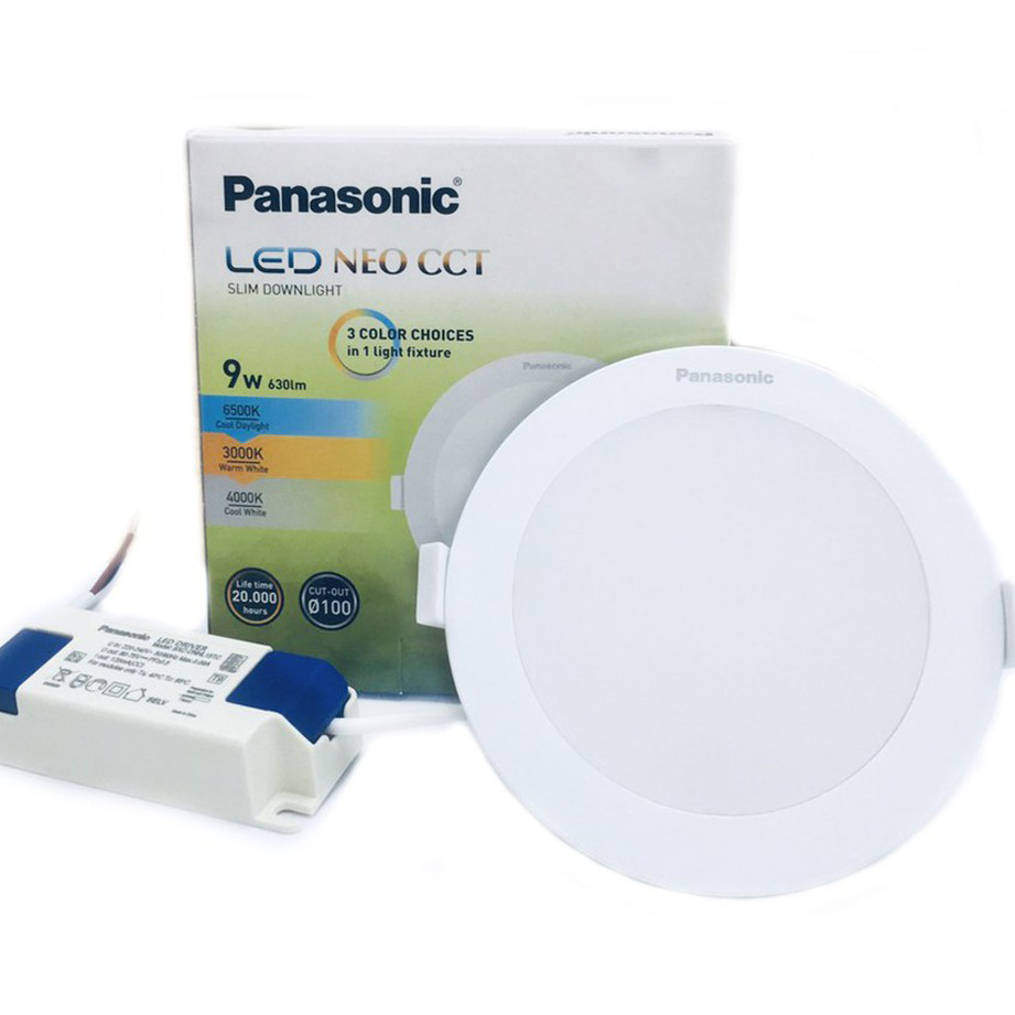 Lampu Downlight LED panel CCT Tricolour Tri Colour Tricolor 3 Warna Ceiling Plafon Panasonic Neo IB 